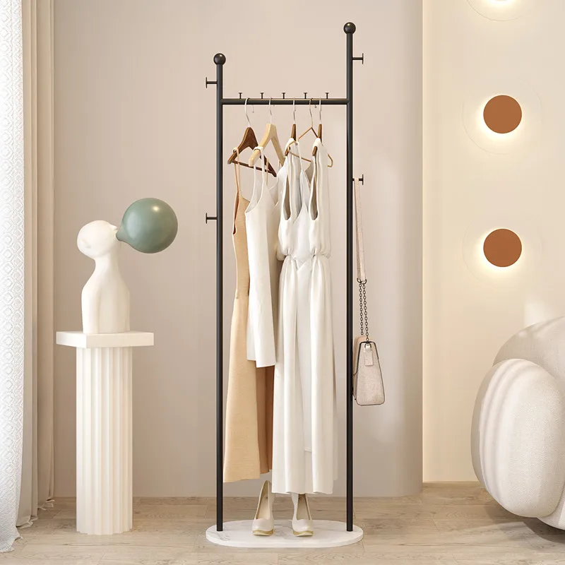 Light luxury household vertical hanger, simple floor-to-ceiling living room coat rack, bedroom clothes rack, metal rack
Light luxury household vertical hanger, simple floor-to-ceiling living room coat rack, bedroom clothes rack, metal rack