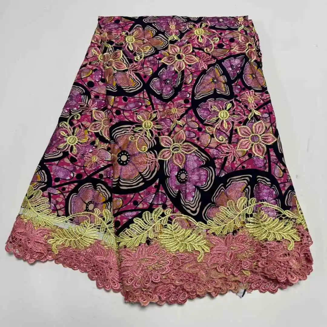 6Yards2025 Latest High Quality Popular Delicate Embroidered Holland Wax lace With Stones Fabric For Party Evening Dress NN5611_V
6Yards2025 Latest High Quality Popular Delicate Embroidered Holland Wax lace With Stones Fabric For Party Evening Dress NN5611_V