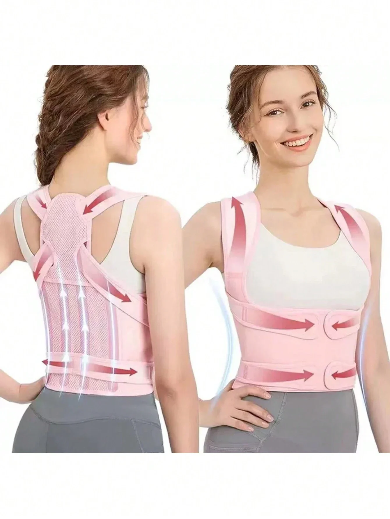 1pc Posture Corrector For Girls, Suitable For Indoor And Outdoor Use, Female Posture Correcting Belt For Hunchback Correction, S
1pc Posture Corrector For Girls, Suitable For Indoor And Outdoor Use, Female Posture Correcting Belt For Hunchback Correction, S