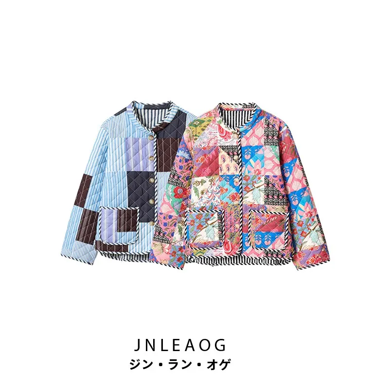JNLEAOG Autumn New Women's Faion Design Printed Cotton Jaet Outerwear Loose Fit French Sle Polyester Fiber Coat
JNLEAOG Autumn New Women's Faion Design Printed Cotton Jaet Outerwear Loose Fit French Sle Polyester Fiber Coat