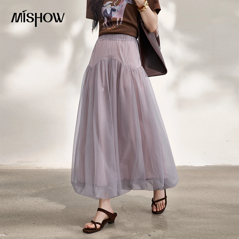 MISHOW Purple Design Slimming Skirt For Women 2026 Summer New Elastic Waist Fashionable Versatile Elegant Bud Skirt MXF25B2526
MISHOW Purple Design Slimming Skirt For Women 2026 Summer New Elastic Waist Fashionable Versatile Elegant Bud Skirt MXF25B2526