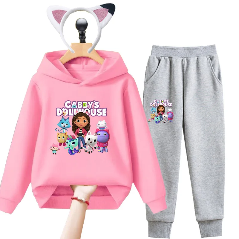 New Spring Autumn Baby Girls Gabby's Dollhouse Hoodies Pants Clothing Gabbys Cats Christmas Birthday Party Suit Cosplay Costumes
New Spring Autumn Baby Girls Gabby's Dollhouse Hoodies Pants Clothing Gabbys Cats Christmas Birthday Party Suit Cosplay Costumes