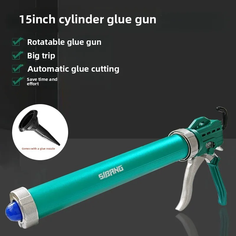 Effortless glass glue gun, home decoration beautiful seam structure, automatic glue breaking, universal soft and hard, rotatable
Effortless glass glue gun, home decoration beautiful seam structure, automatic glue breaking, universal soft and hard, rotatable