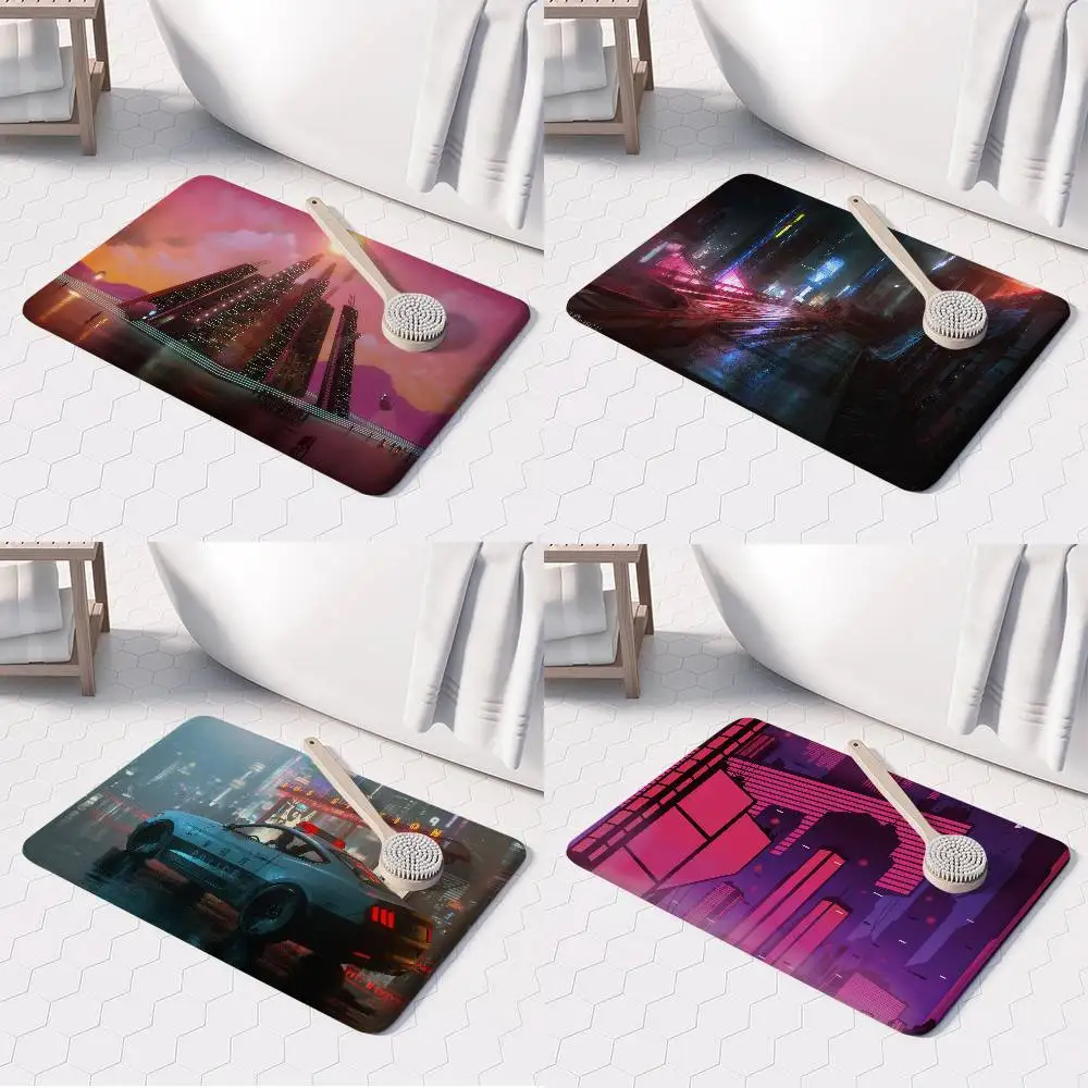 Punk Neon Street Floor Mat Printed Large Carpets Room And Bedroom Carpets Bathroom Anti Slip Door MATS Small Carpets
Punk Neon Street Floor Mat Printed Large Carpets Room And Bedroom Carpets Bathroom Anti Slip Door MATS Small Carpets