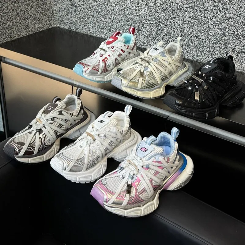 2026 Ins Super Fire Strap Small Flytail Breathable Casual Sneakers Metallic Platform Women's Tide Dad Shoes Men
2026 Ins Super Fire Strap Small Flytail Breathable Casual Sneakers Metallic Platform Women's Tide Dad Shoes Men