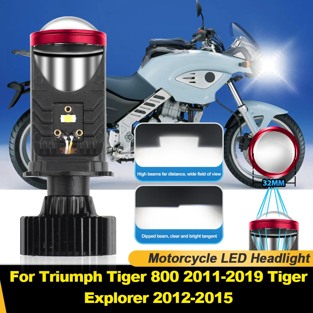 30000LM LED Motorcycle Headlight 100W Projector Lens Motorbike Lamp 12V For Triumph Tiger 800 2011-2019 Tiger Explorer 2012-2015
30000LM LED Motorcycle Headlight 100W Projector Lens Motorbike Lamp 12V For Triumph Tiger 800 2011-2019 Tiger Explorer 2012-2015