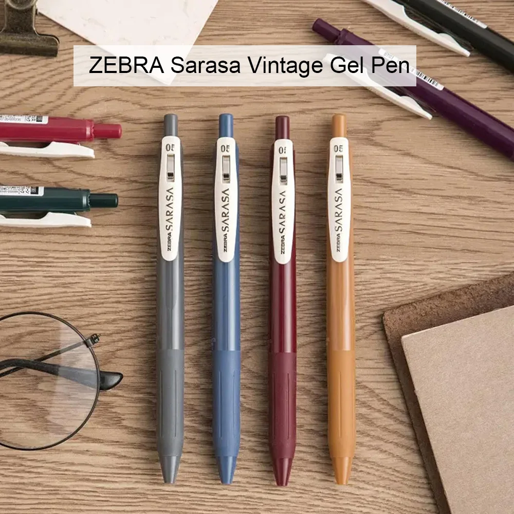 Винтажная гелевая ручка ZEBRA Sarasa, 0,5 мм, ограниченное количество гладких чернил на водной основе с героями мультфильмов, ретро цвета, водостойкая, ноутбук и карман
Винтажная гелевая ручка ZEBRA Sarasa, 0,5 мм, ограниченное количество гладких чернил на водной основе с героями мультфильмов, ретро цвета, водостойкая, ноутбук и карман