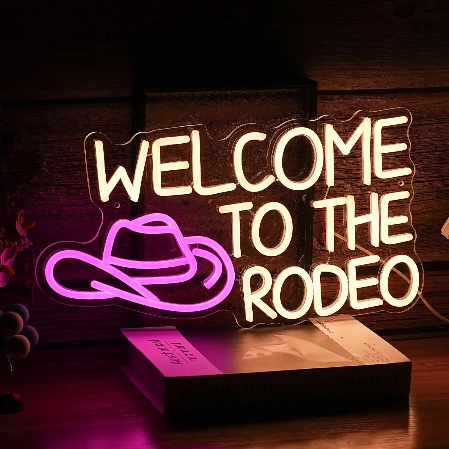 Welcome To The Rodeo Neon Sign LED Light Up Signs Living Room Man Cave Bar Recreation Room Decoration Gift for Men Women
Welcome To The Rodeo Neon Sign LED Light Up Signs Living Room Man Cave Bar Recreation Room Decoration Gift for Men Women