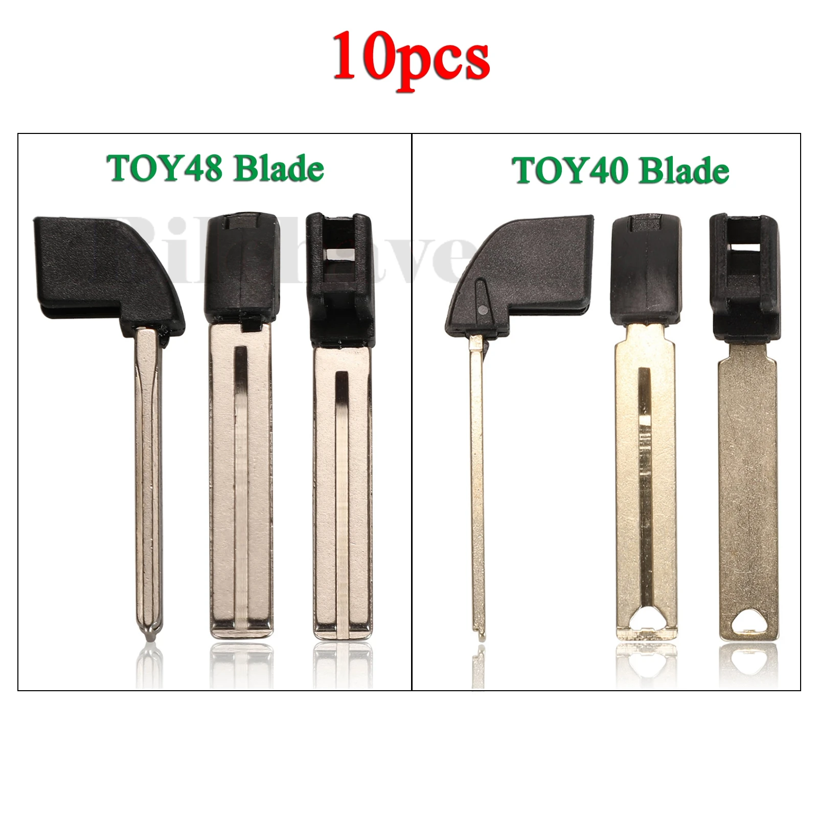 jingyuqin 10pcs Replacement For Toyota Highlander Land Cruiser RAV4 Smart Remote Car Key Toy48 Toy40 Blade
jingyuqin 10pcs Replacement For Toyota Highlander Land Cruiser RAV4 Smart Remote Car Key Toy48 Toy40 Blade