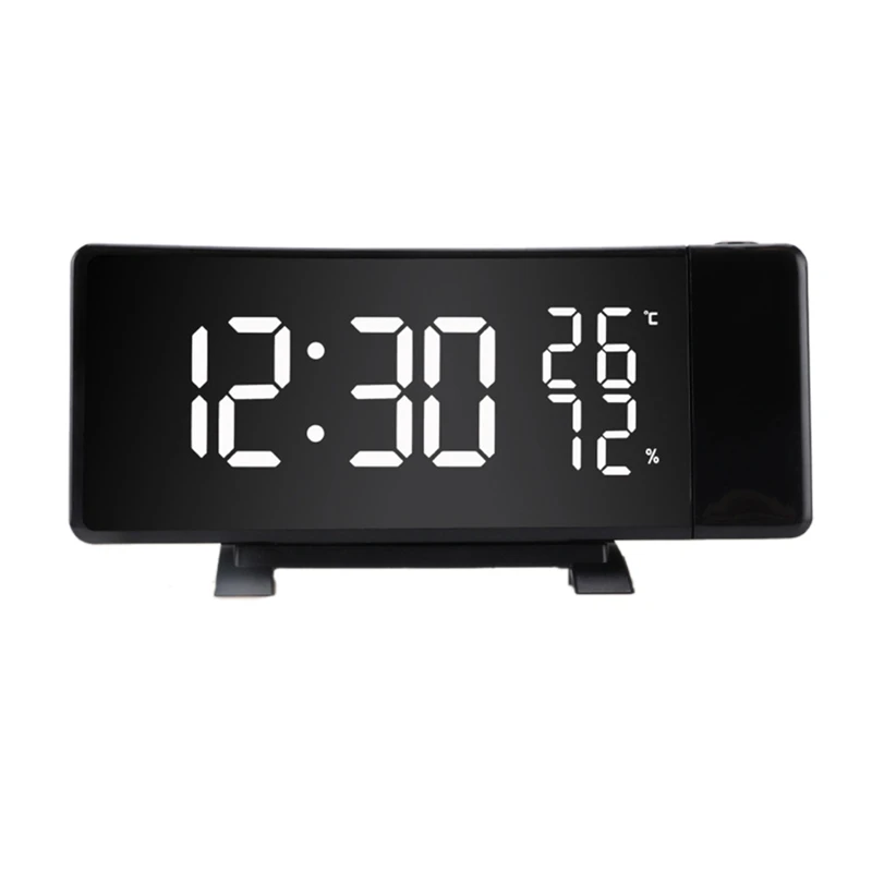 2Pcs USB Digital Alarm Thermometer Creative Electronic Projection Clock Cross Border Popular Household Hygrometer
2Pcs USB Digital Alarm Thermometer Creative Electronic Projection Clock Cross Border Popular Household Hygrometer