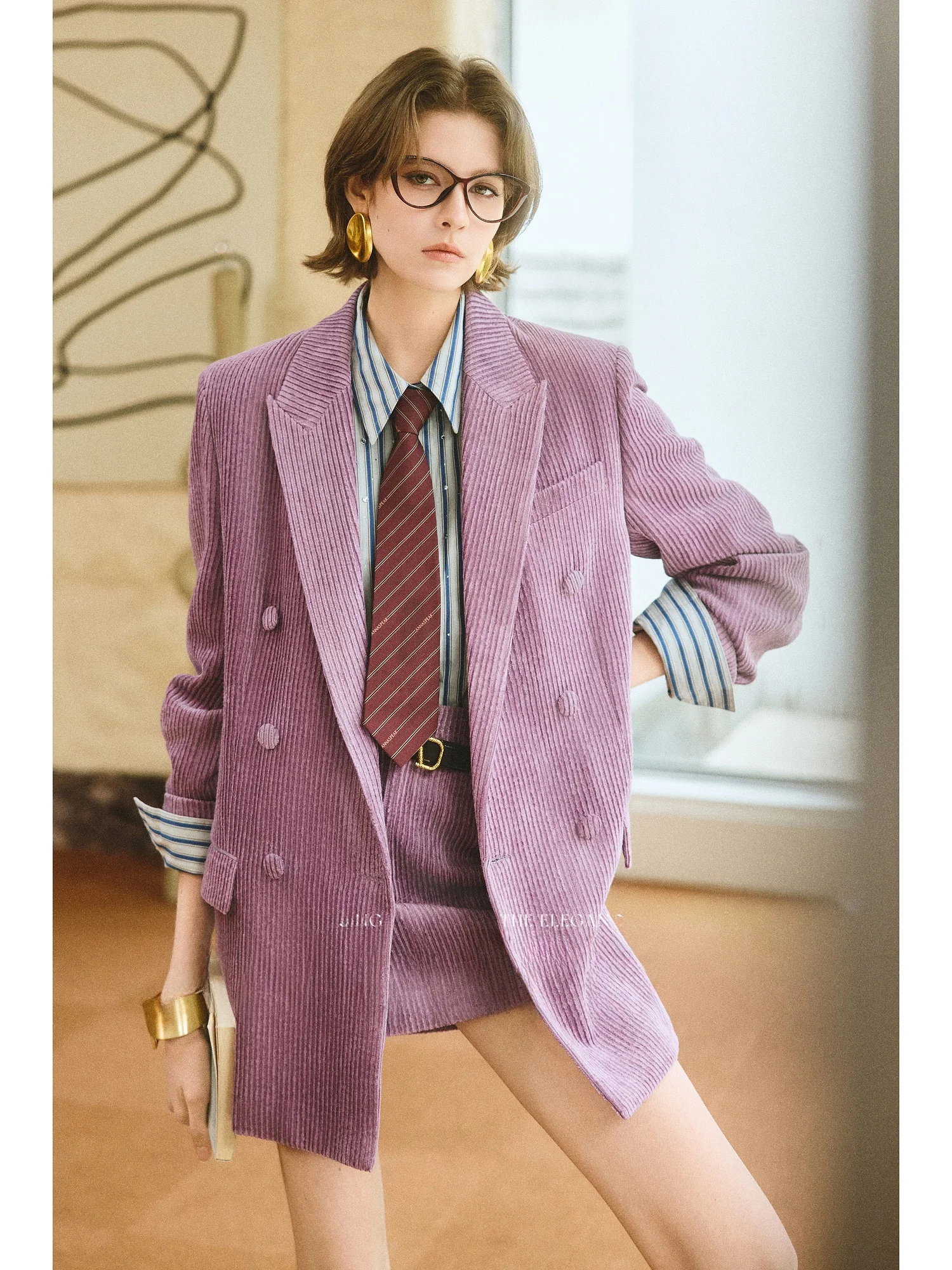 Red Label Heavyweight Elastic Corduroy Suit Pants Skirt Tee Piece Set Annaspeak Commute Sle Women's Faion Warm Long Sve
Red Label Heavyweight Elastic Corduroy Suit Pants Skirt Tee Piece Set Annaspeak Commute Sle Women's Faion Warm Long Sve