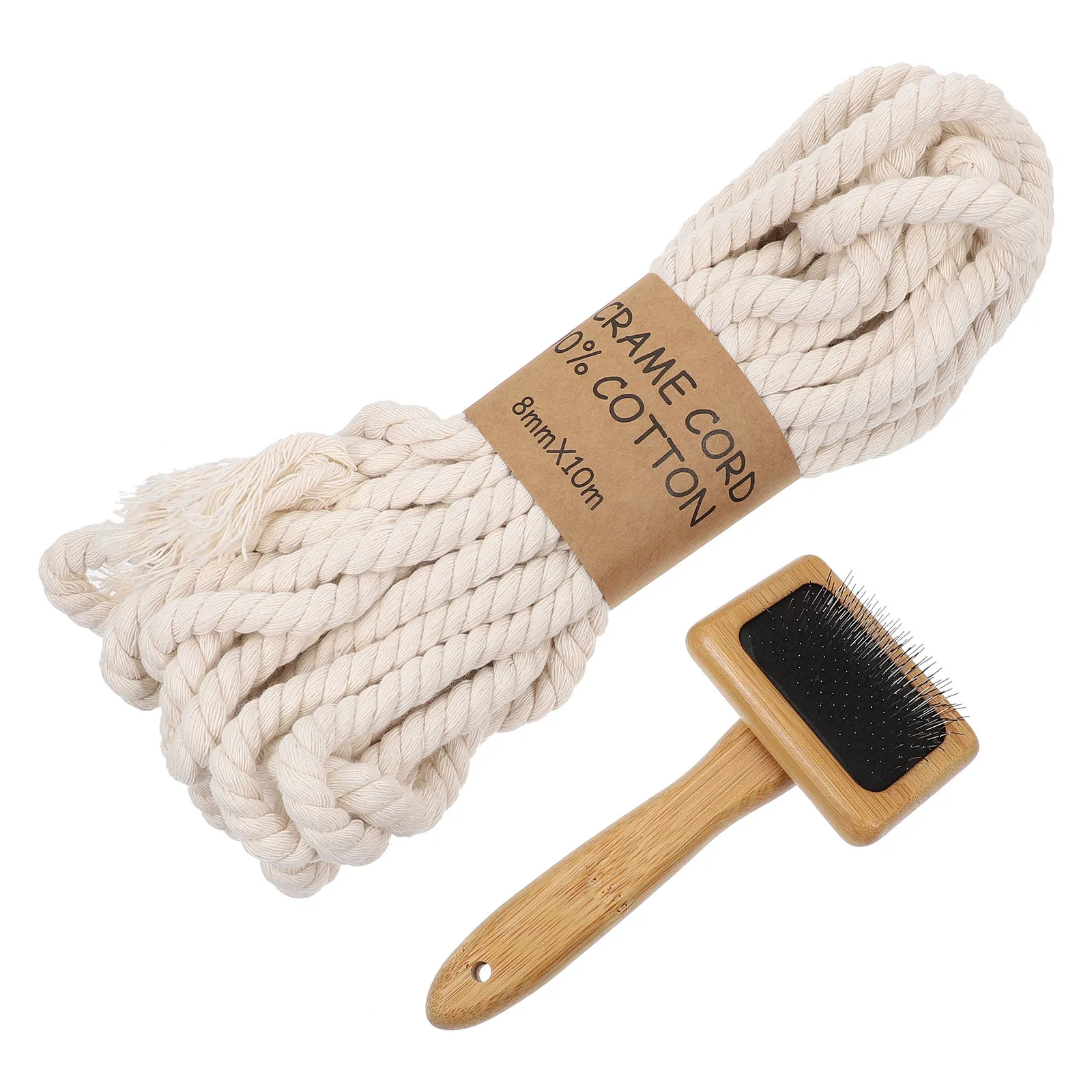 Natural Handmade Cotton Cord Macrame Crochet Rope Tassel Brush DIY Wall Hanging Craft Tapestry Rope for Macrame Cotton Cord
Natural Handmade Cotton Cord Macrame Crochet Rope Tassel Brush DIY Wall Hanging Craft Tapestry Rope for Macrame Cotton Cord