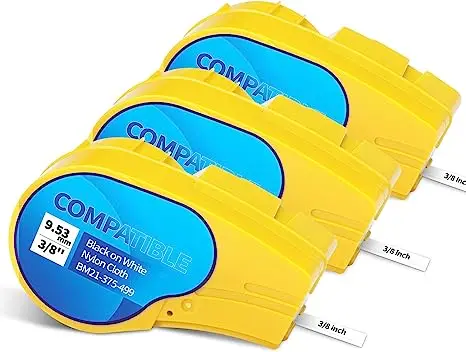 10 Pieces 9,5mm Nylon Tape M21-375-499 Compatible For BM.P21-PLUS, IDPAL, and LABPAL Label Printers
10 Pieces 9,5mm Nylon Tape M21-375-499 Compatible For BM.P21-PLUS, IDPAL, and LABPAL Label Printers