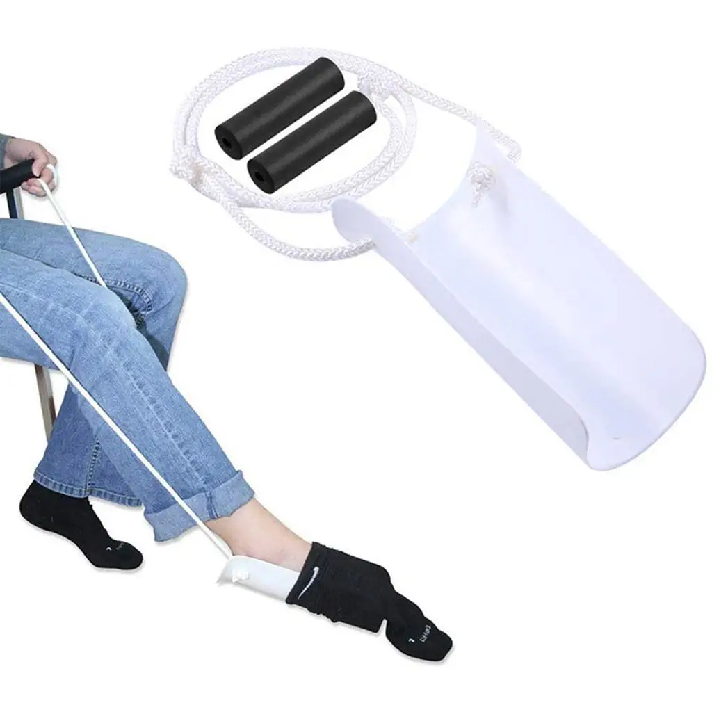 Senior Sock Aid Kit Device Easy on Off Socks Pulling Tool Soft Foam Handle Assistance for Dressing Limited Mobility
Senior Sock Aid Kit Device Easy on Off Socks Pulling Tool Soft Foam Handle Assistance for Dressing Limited Mobility