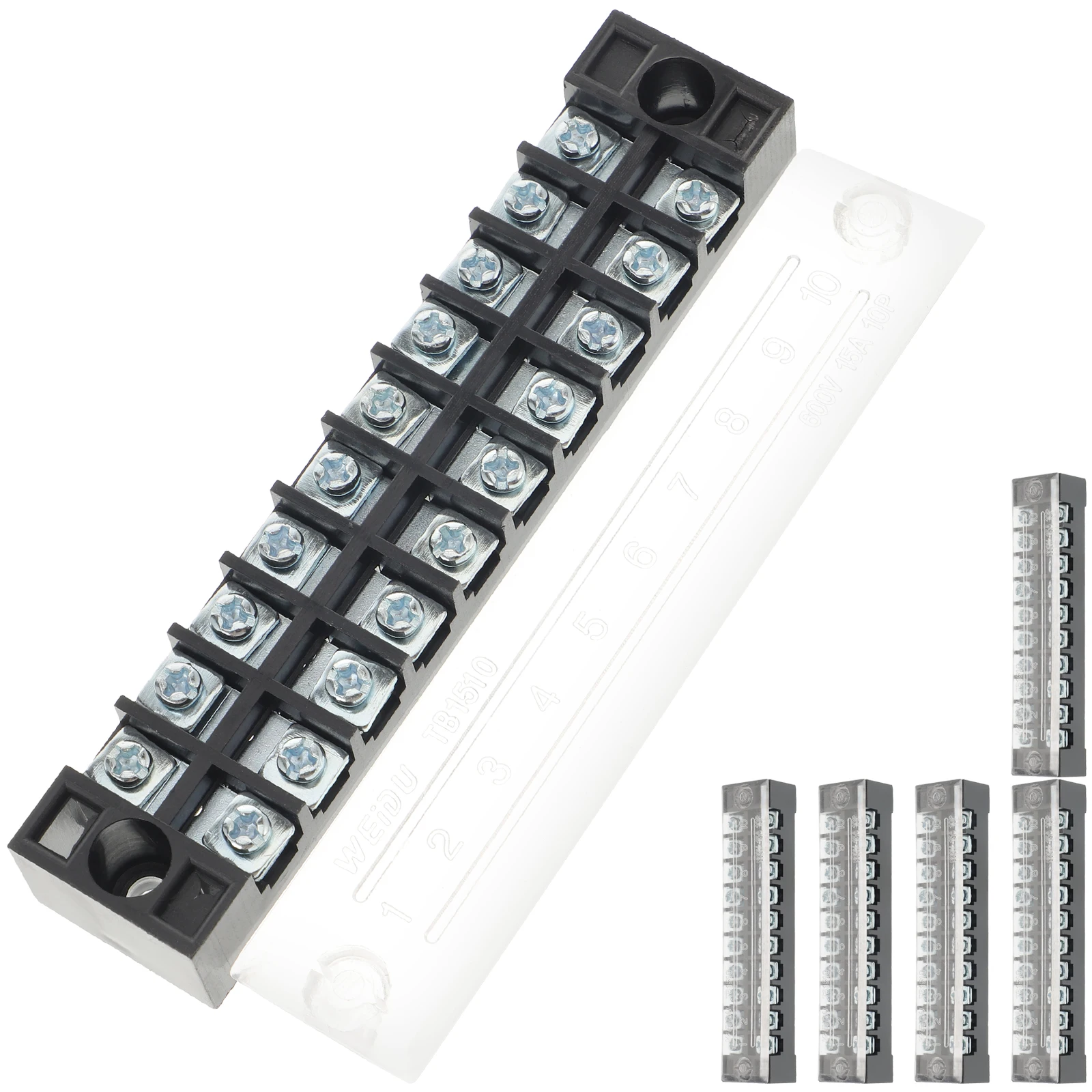 Terminal Block Wire Connector Fixed Terminal Block Terminal Board 15A 10-position Terminal Board
Terminal Block Wire Connector Fixed Terminal Block Terminal Board 15A 10-position Terminal Board