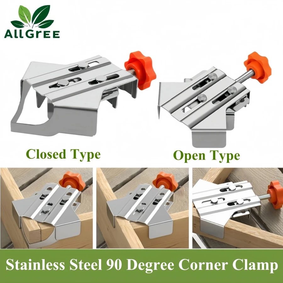 Open & Closed Type Multipurpose Stainless Steel 90 Degree Corner Clamp Woodworking Adjustable T Shaped Right Angle Clamping
Open & Closed Type Multipurpose Stainless Steel 90 Degree Corner Clamp Woodworking Adjustable T Shaped Right Angle Clamping