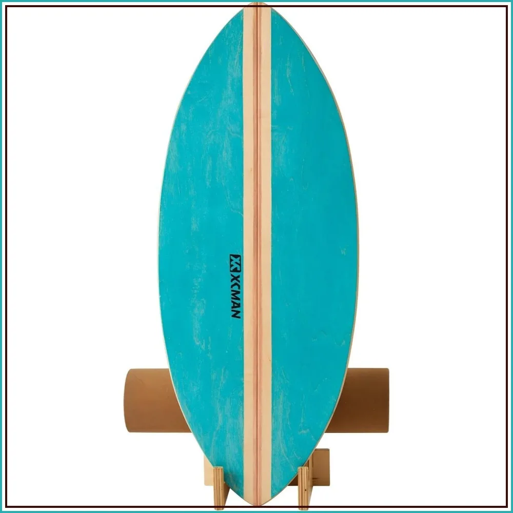 Surf Balance Board Trainer with Roller, Wooden Stability Board for Surfing, Snowboarding, Skateboarding, Hockey, Yoga
Surf Balance Board Trainer with Roller, Wooden Stability Board for Surfing, Snowboarding, Skateboarding, Hockey, Yoga