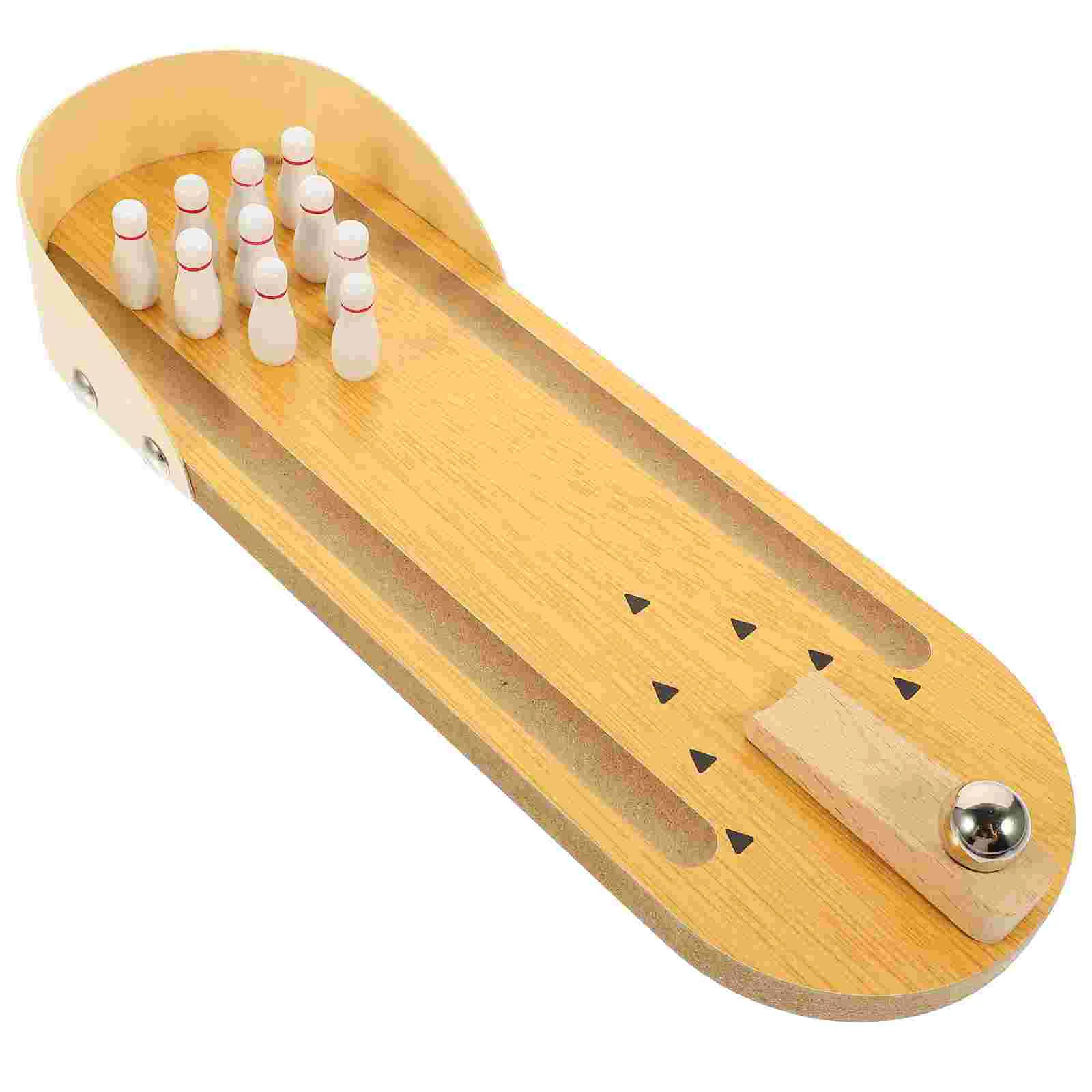 Mini Bowling Set Wood Educational Games for Alzheimer's Prevention Elderly Children Family Interactive Desktop Sports
Mini Bowling Set Wood Educational Games for Alzheimer's Prevention Elderly Children Family Interactive Desktop Sports
