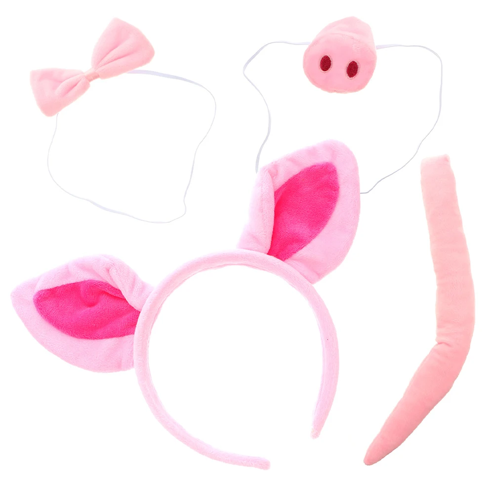 4 Pieces Pink Pig Nose Headband Set Soft Animal Ears Hair Hoop Halloween Costume Accessories Kids Party Supplies
4 Pieces Pink Pig Nose Headband Set Soft Animal Ears Hair Hoop Halloween Costume Accessories Kids Party Supplies
