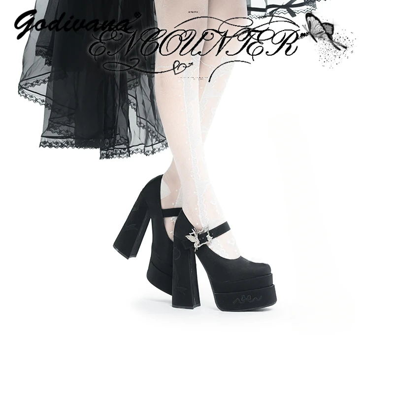 Original Ladies Chunky Heel New Autumn Elegant Butterfly Mary Jane Shoes Lo Women Girls Cos Paltform High Heel Pumps
Original Ladies Chunky Heel New Autumn Elegant Butterfly Mary Jane Shoes Lo Women Girls Cos Paltform High Heel Pumps