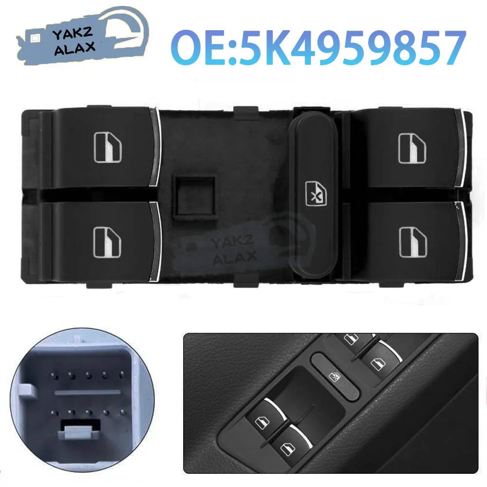 For VW Volkswagen CC Jetta Golf MK5 MK6 Jetta Passat Tiguan 5K4959857 Electric Power Window Control Switch Button 5ND959857
For VW Volkswagen CC Jetta Golf MK5 MK6 Jetta Passat Tiguan 5K4959857 Electric Power Window Control Switch Button 5ND959857