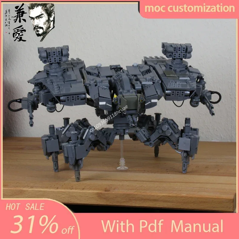 1573 шт., модель Moc Games Space Horizon Zero Dawn Deathbringer, робот, строительные блоки, креативная сборка, кирпичи, игрушки, подарки для детей
1573 шт., модель Moc Games Space Horizon Zero Dawn Deathbringer, робот, строительные блоки, креативная сборка, кирпичи, игрушки, подарки для детей