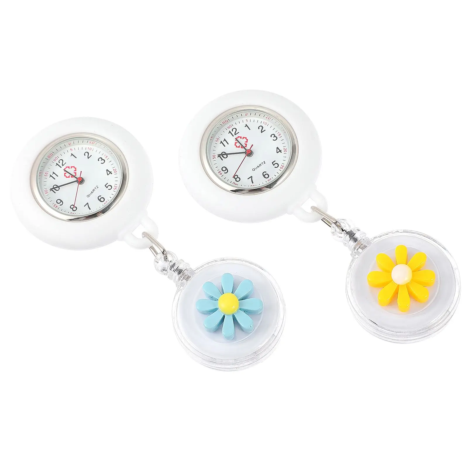 2Pcs Silicone Daisy Pocket Watch Nurse Lapel Chest Glass Gifts Decorative Watches for Doctor Student Teacher
2Pcs Silicone Daisy Pocket Watch Nurse Lapel Chest Glass Gifts Decorative Watches for Doctor Student Teacher