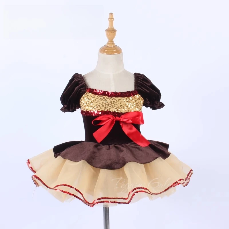 Girl Ballet Tutu Dress Short-sleeved Sequins Stage Performance Dancewear Cute Red Bow Dresses Children Ballet Dance Costume
Girl Ballet Tutu Dress Short-sleeved Sequins Stage Performance Dancewear Cute Red Bow Dresses Children Ballet Dance Costume