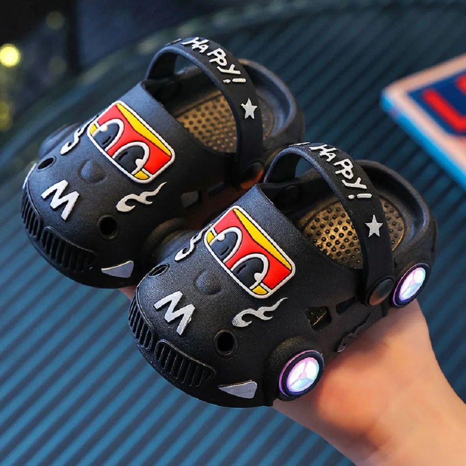 NEW Summer Children's Slippers Cartoon Cute Luminous Car Boys Girls Anti slip soft bottom indoor Baby Breathable Beach Slippers
NEW Summer Children's Slippers Cartoon Cute Luminous Car Boys Girls Anti slip soft bottom indoor Baby Breathable Beach Slippers