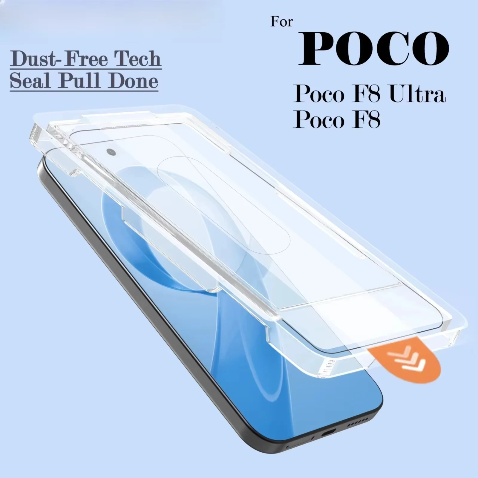 1-5 PCS Easy Install HD Screen Protector For Poco F8 Ultra Poco X8 Pro Max F8 Pro Oleophobic Coating Dust Free Tempered Glass
1-5 PCS Easy Install HD Screen Protector For Poco F8 Ultra Poco X8 Pro Max F8 Pro Oleophobic Coating Dust Free Tempered Glass