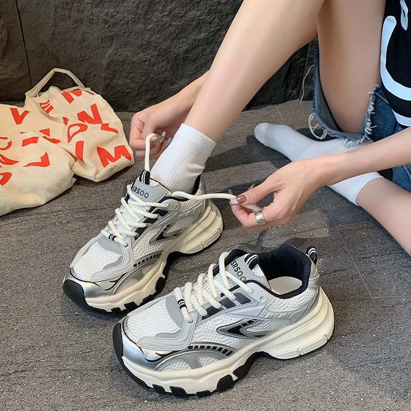 Running Dad's Shoes Women's Early Spring 2024 Ladies Thick Sole Elevated Female Sports Shoes Women's Casual Shoes Lightweight
Running Dad's Shoes Women's Early Spring 2024 Ladies Thick Sole Elevated Female Sports Shoes Women's Casual Shoes Lightweight