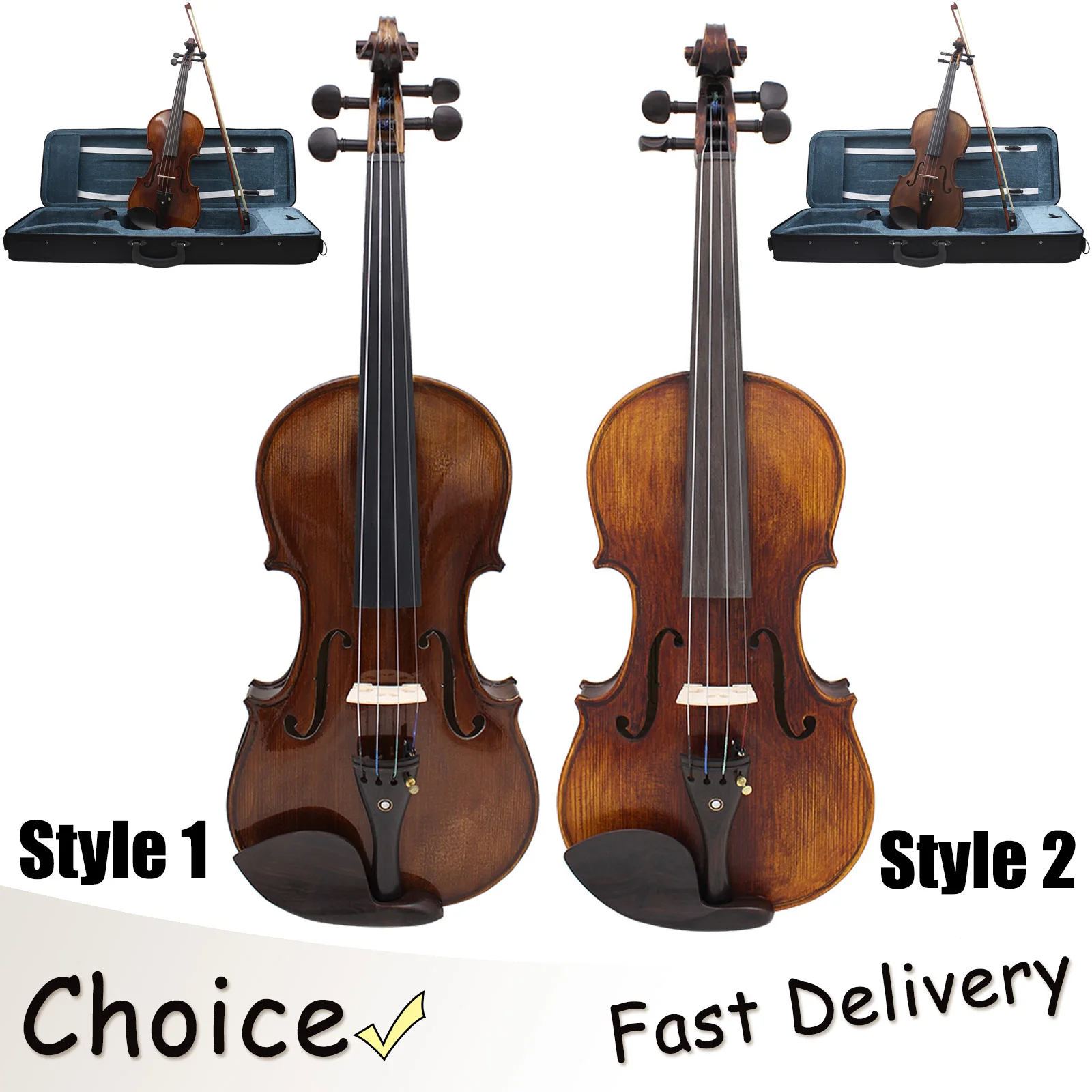 Astonvilla 4/4 Acoustic Violin High-end Handcrafted Maple Wood Violin AV-10 Professional Student Practice With Violin Bow Box
Astonvilla 4/4 Acoustic Violin High-end Handcrafted Maple Wood Violin AV-10 Professional Student Practice With Violin Bow Box