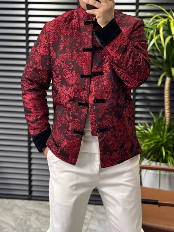Men's New Autumn Winter Casual Tang Suit Jacket National Trend Button Fashion Business Casual Versatile Long Sleeve Shirt
Men's New Autumn Winter Casual Tang Suit Jacket National Trend Button Fashion Business Casual Versatile Long Sleeve Shirt
