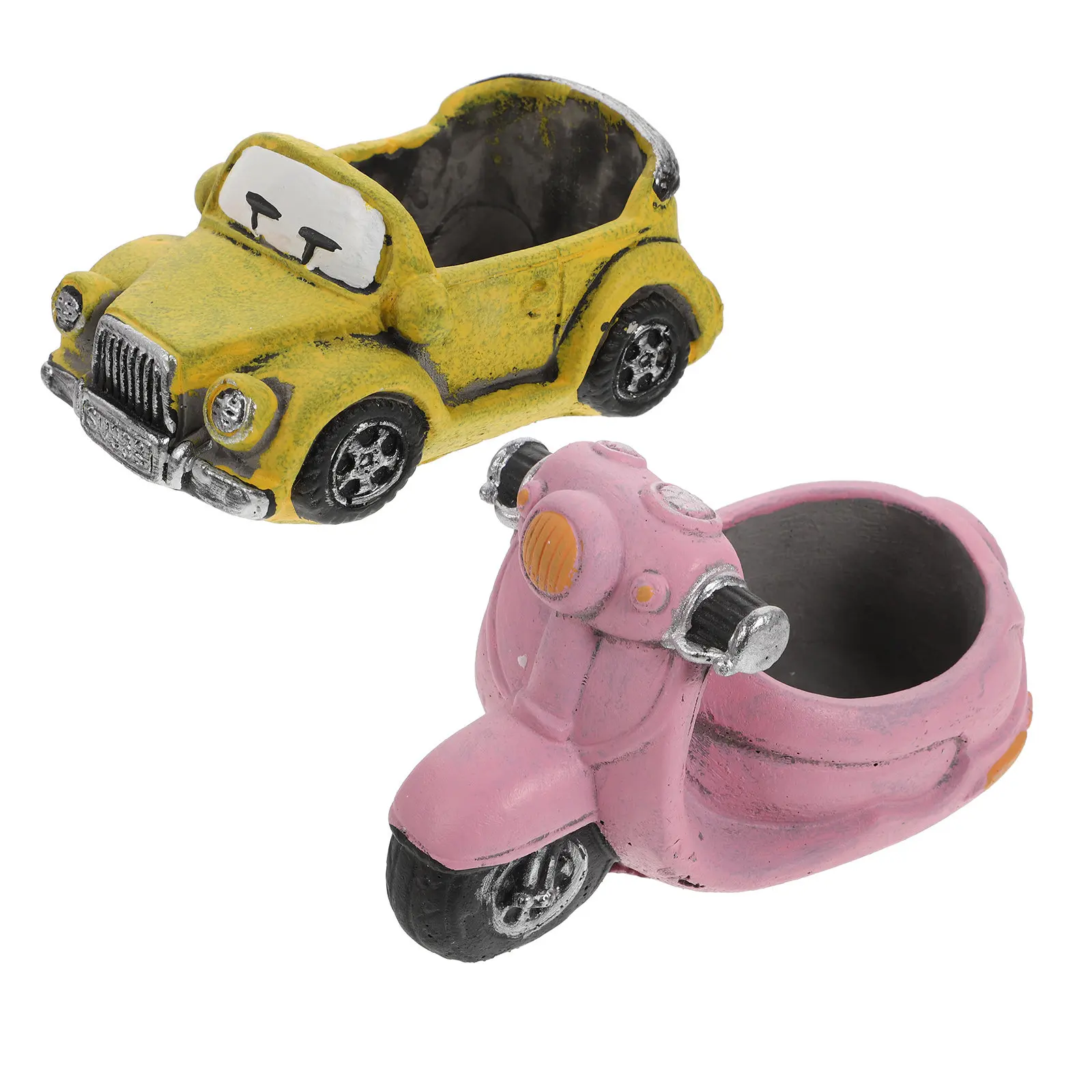 2Pcs Cartoon Car Shaped Flowerpot Desktop Succulent Planter Creative Decorative Flowerpot for Home Office Balcony Garden
2Pcs Cartoon Car Shaped Flowerpot Desktop Succulent Planter Creative Decorative Flowerpot for Home Office Balcony Garden