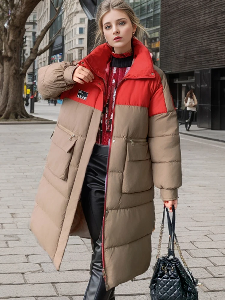 Oversized Long Coat Women Winter Down Jacket Female Korean Fashion Cotton Padded Overcoat Ladies Casual Thick Warm Zipper Parkas
Oversized Long Coat Women Winter Down Jacket Female Korean Fashion Cotton Padded Overcoat Ladies Casual Thick Warm Zipper Parkas