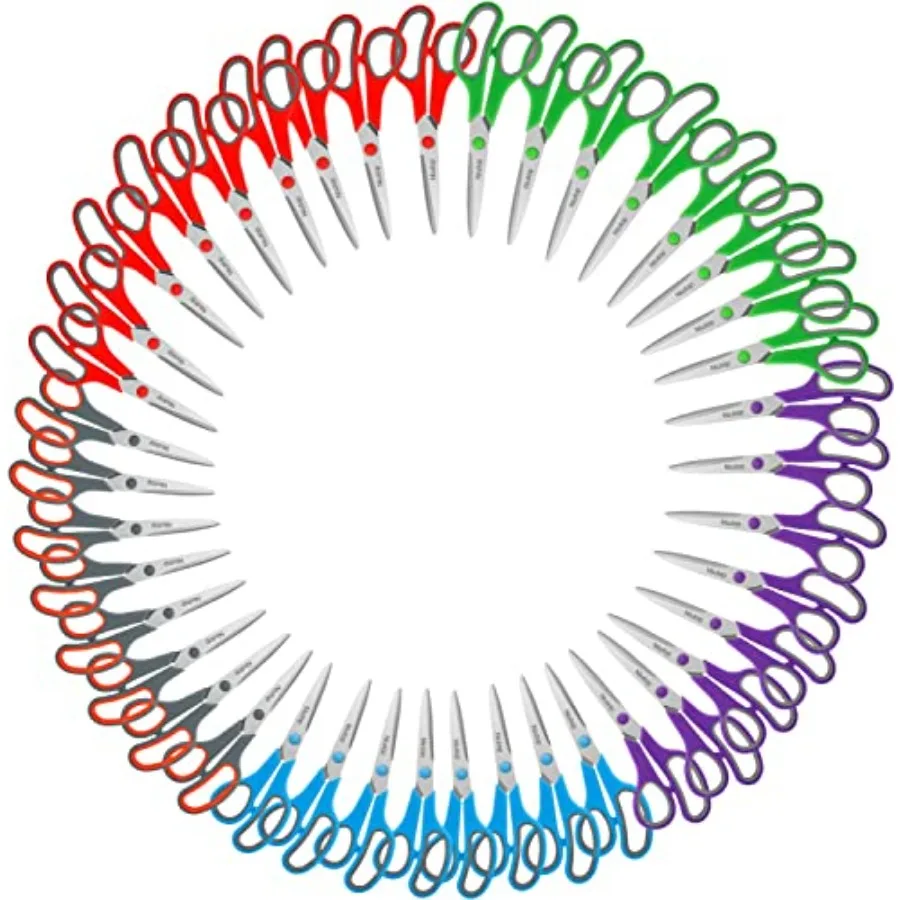 Набор ножниц оптом, 40 штук, 8 дюймов, универсальные острые ножницы для шитья, рукоделия, ткани, для офиса, дома, школьников старших/средних классов
Набор ножниц оптом, 40 штук, 8 дюймов, универсальные острые ножницы для шитья, рукоделия, ткани, для офиса, дома, школьников старших/средних классов