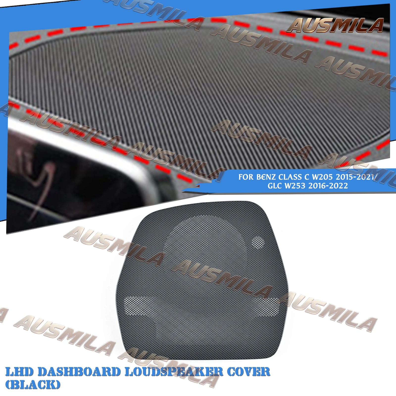 Left Drive Dashboard Loudspeaker Decoration Cover Horn Frame Trim For Mercedes Benz Class C W205 2015-2021 GLC W253 2016-2022
Left Drive Dashboard Loudspeaker Decoration Cover Horn Frame Trim For Mercedes Benz Class C W205 2015-2021 GLC W253 2016-2022