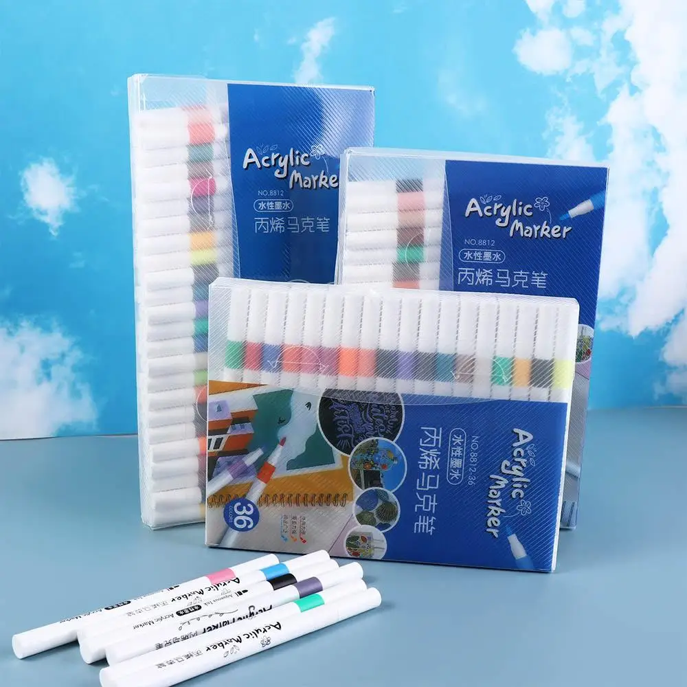 Non-toxic 12/24/36/48/60 Colors Marker Pens Graffiti DIY Crafts Acrylic Paint Marker Set Drawing Colorful Painting Pen Artist
Non-toxic 12/24/36/48/60 Colors Marker Pens Graffiti DIY Crafts Acrylic Paint Marker Set Drawing Colorful Painting Pen Artist