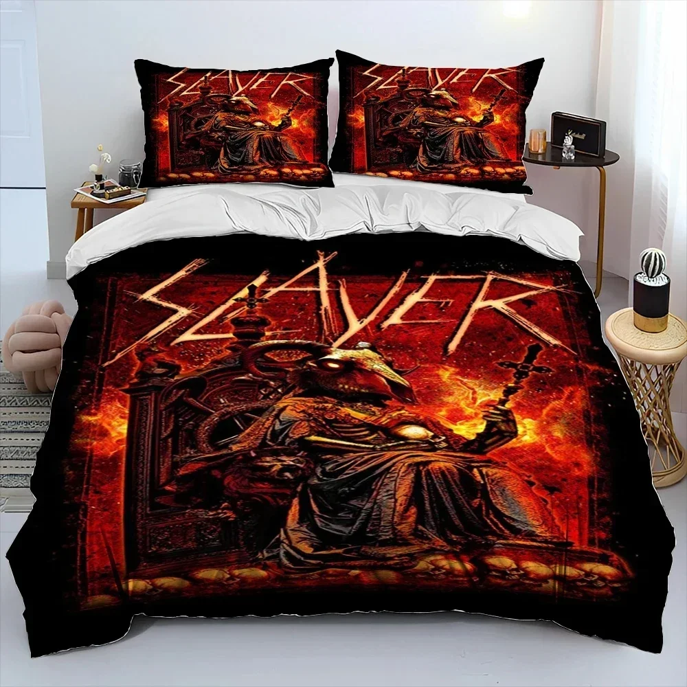 Slayer Heavy Metal Band Music Comforter Bedding Set,Duvet Cover Bed Set Quilt Cover Pillowcase,king Queen Size Bedding Set Kids
Slayer Heavy Metal Band Music Comforter Bedding Set,Duvet Cover Bed Set Quilt Cover Pillowcase,king Queen Size Bedding Set Kids