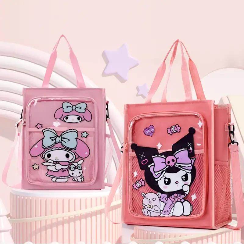 Sanrioed Anime Kuromi My Melody Slanting Backpack Cute Shoulder Bag Cartoon Large Capacity Student Schoolbags Gift for Friend
Sanrioed Anime Kuromi My Melody Slanting Backpack Cute Shoulder Bag Cartoon Large Capacity Student Schoolbags Gift for Friend
