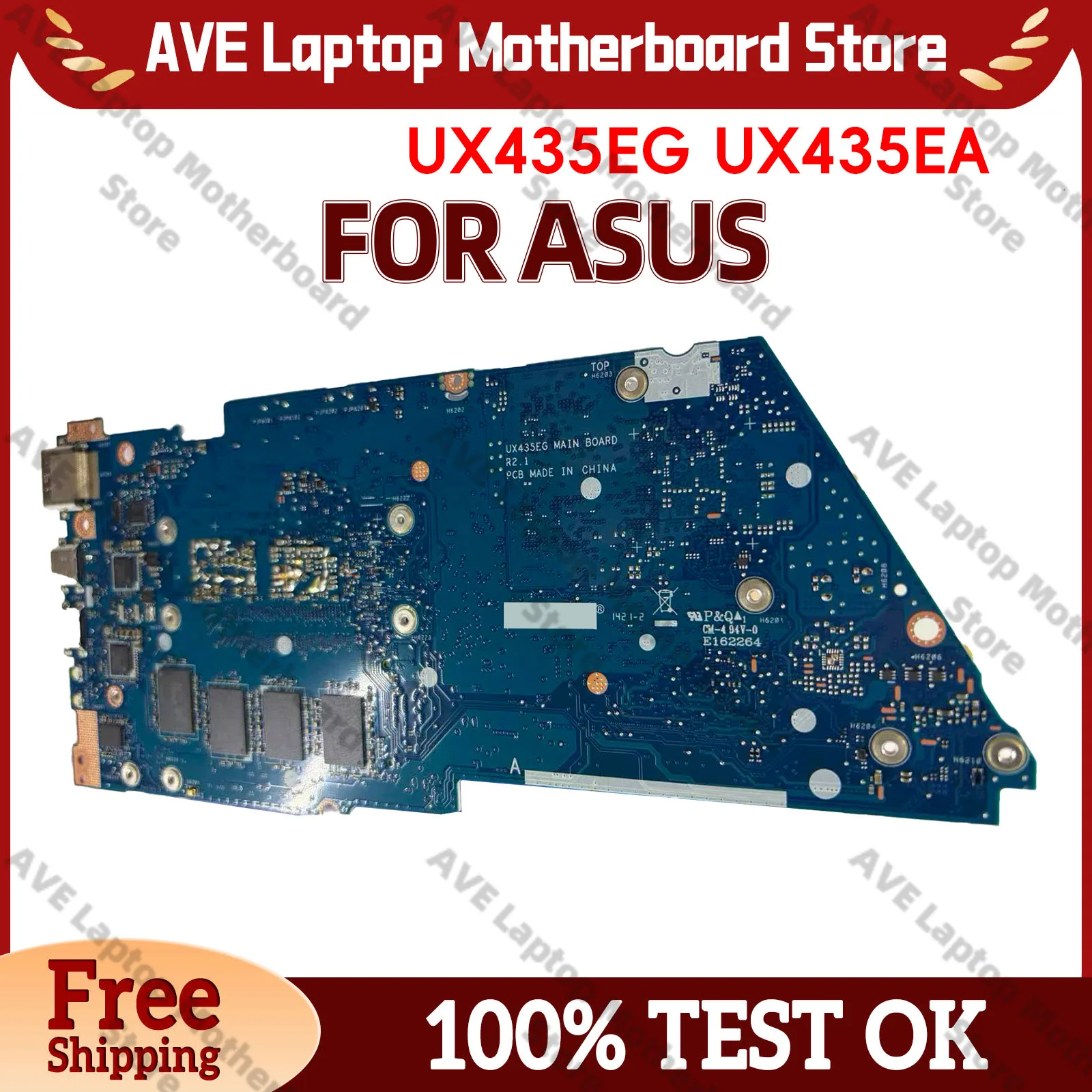 UX435EA UX435E Laptop Motherboard For ASUS ZenBook U4800EGL RX435E UX435EA BX435E Mainboard With 11th Gen I3 i5 i7 stk
UX435EA UX435E Laptop Motherboard For ASUS ZenBook U4800EGL RX435E UX435EA BX435E Mainboard With 11th Gen I3 i5 i7 stk