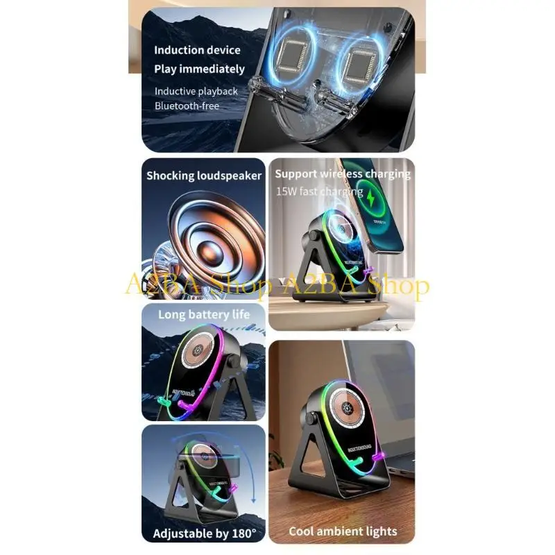 A2BA Plastic Phone Mount Combines Wireless Speaker for Home Office
A2BA Plastic Phone Mount Combines Wireless Speaker for Home Office