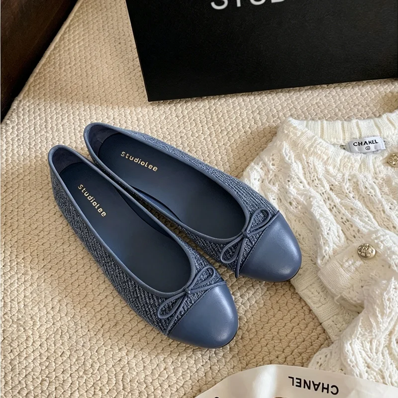 Women Tweed Ballet Flats Bow Decor Soft Flat Shoes Ladies Elegant Daily Commuter Walking Loafers Vintage Non Slip Dress Shoes
Women Tweed Ballet Flats Bow Decor Soft Flat Shoes Ladies Elegant Daily Commuter Walking Loafers Vintage Non Slip Dress Shoes