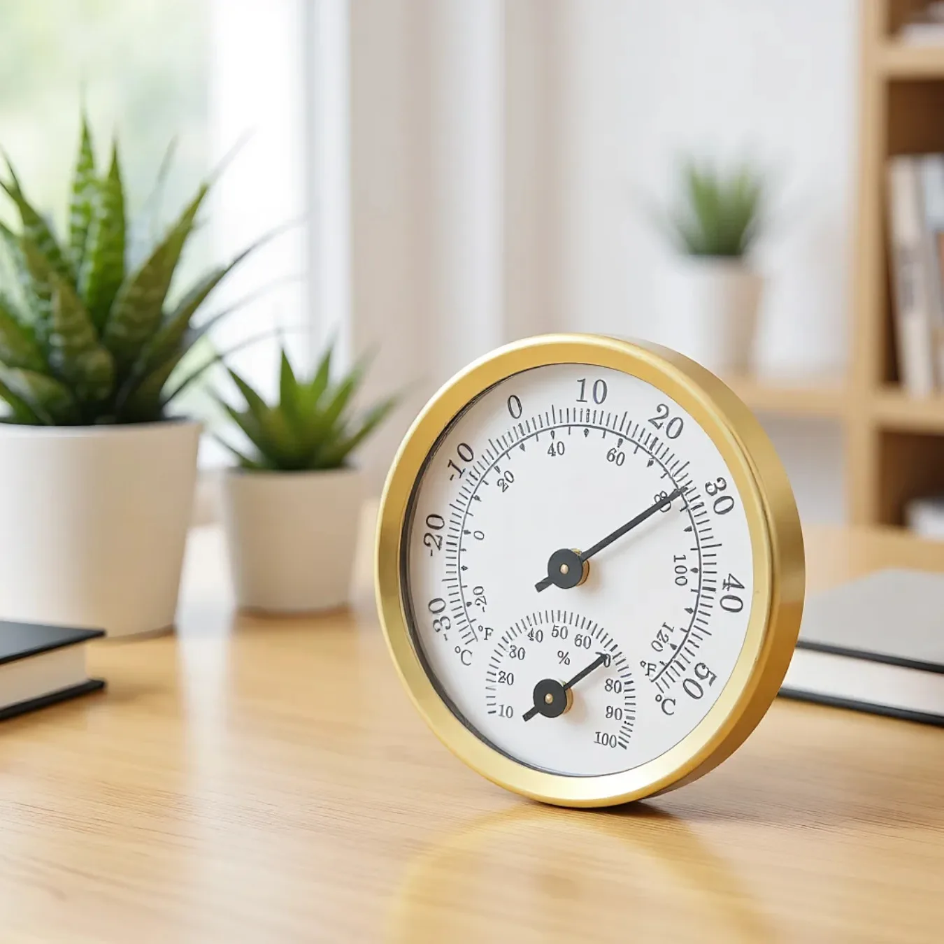 Термометр-гигрометр с двойным дисплеем | Аналоговый и цифровой | Крытый климат-монитор | Настенное крепление
Термометр-гигрометр с двойным дисплеем | Аналоговый и цифровой | Крытый климат-монитор | Настенное крепление