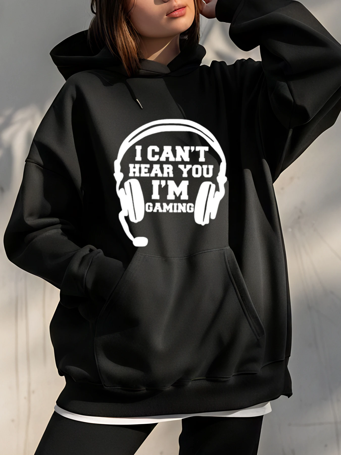 Толстовка с капюшоном «Я не умею тебя, я игровой», толстовка с принтом, повседневная уличная одежда для женщин и мужчин, одежда для геймеров, топ унисекс с капюшоном
Толстовка с капюшоном «Я не умею тебя, я игровой», толстовка с принтом, повседневная уличная одежда для женщин и мужчин, одежда для геймеров, топ унисекс с капюшоном