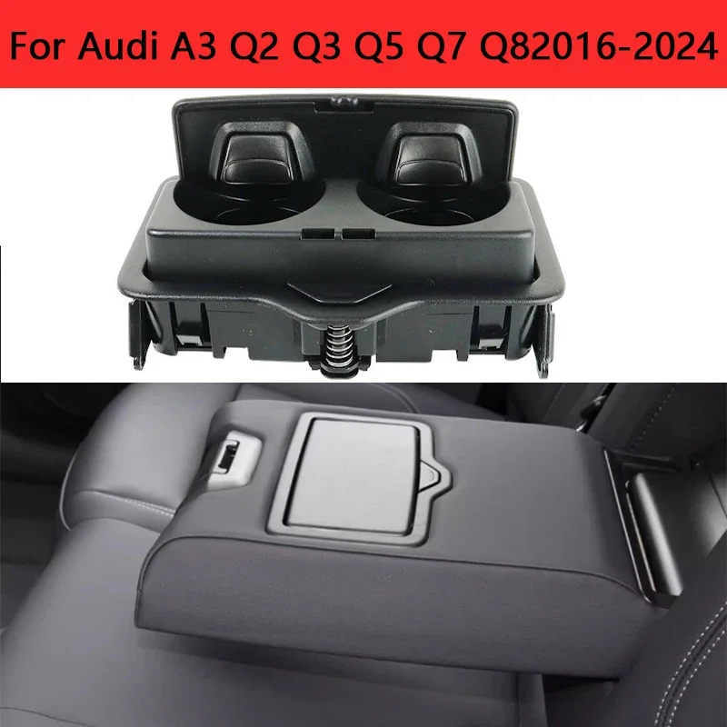 Car Rear Armrest Cup Holder Drink Holder Replacement For Audi A3 Q2 Q3 Q5 Q7 Q8 4M0885995A4PK
Car Rear Armrest Cup Holder Drink Holder Replacement For Audi A3 Q2 Q3 Q5 Q7 Q8 4M0885995A4PK