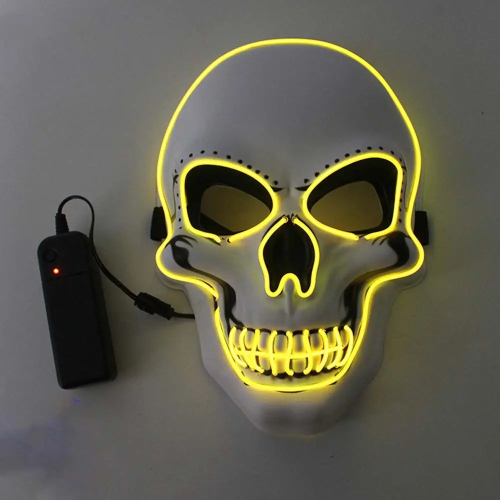Dark Scary Party Accessories Halloween Cosplay Light Up Mask Skull Helmet Luminous Mask Halloween Skull Mask White Skull Mask
Dark Scary Party Accessories Halloween Cosplay Light Up Mask Skull Helmet Luminous Mask Halloween Skull Mask White Skull Mask