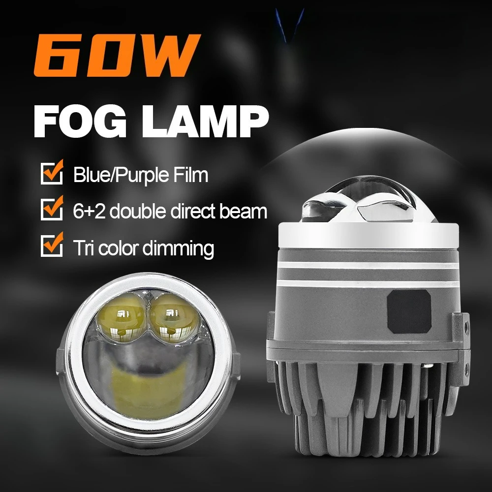 G02-2 inch bifocal lens 120W high power dual laser three-color LED fog light lens universal for cars and motorcycles
G02-2 inch bifocal lens 120W high power dual laser three-color LED fog light lens universal for cars and motorcycles