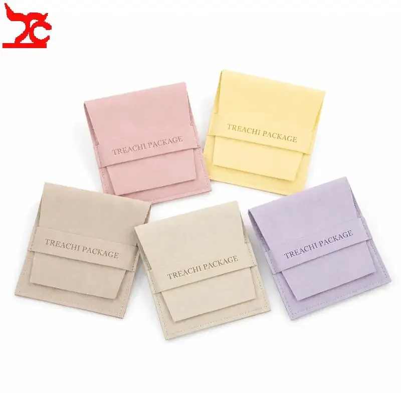 24 PCS Microfiber Cloth Pouch with Flap Jewelry Storage Pouch for Rings Earrings Necklaces and Bracelets Customizable Logo
24 PCS Microfiber Cloth Pouch with Flap Jewelry Storage Pouch for Rings Earrings Necklaces and Bracelets Customizable Logo