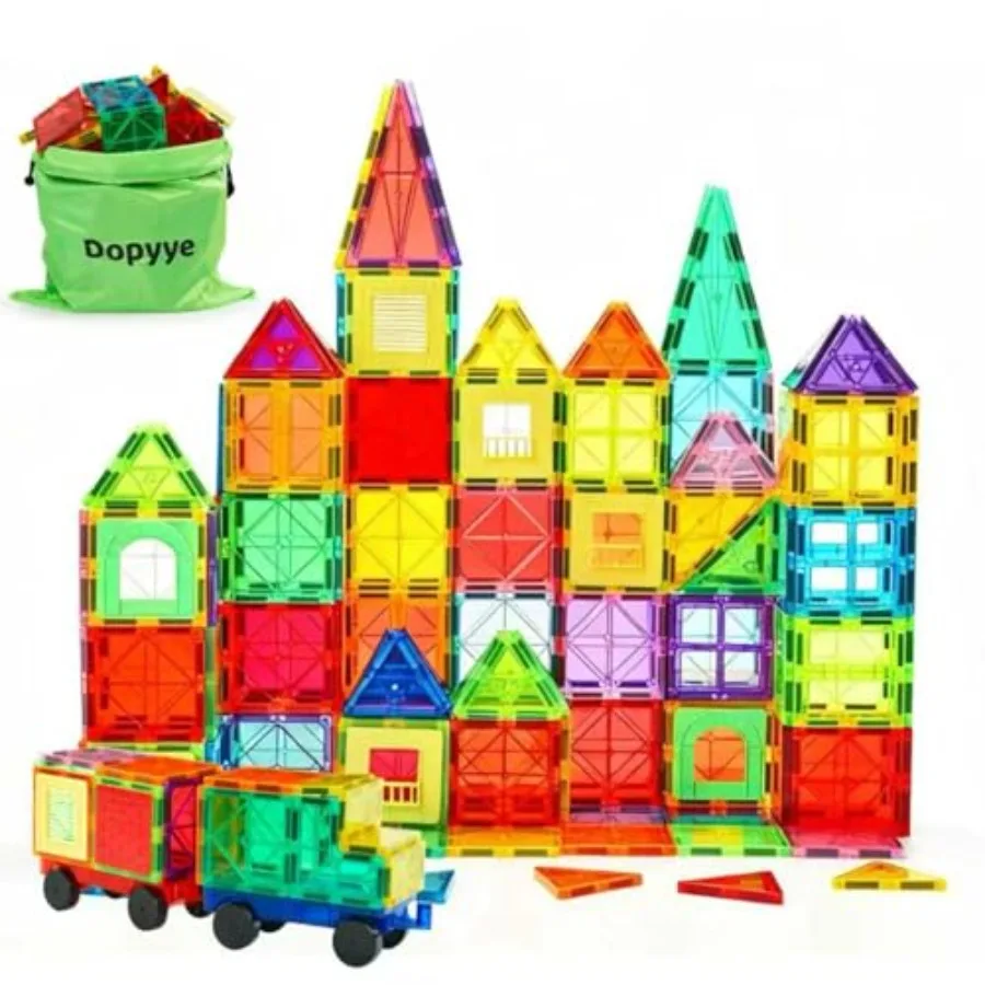 Magnetic Building Tiles for,100 PCS Magnetic Blocks with Storage Bag, Magnet Tiles STEM Educational Stacking Toys Gift for Todd
Magnetic Building Tiles for,100 PCS Magnetic Blocks with Storage Bag, Magnet Tiles STEM Educational Stacking Toys Gift for Todd